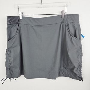 Columbia Gray Anytime Casual Skort NWT UPF 50 Sun Protection